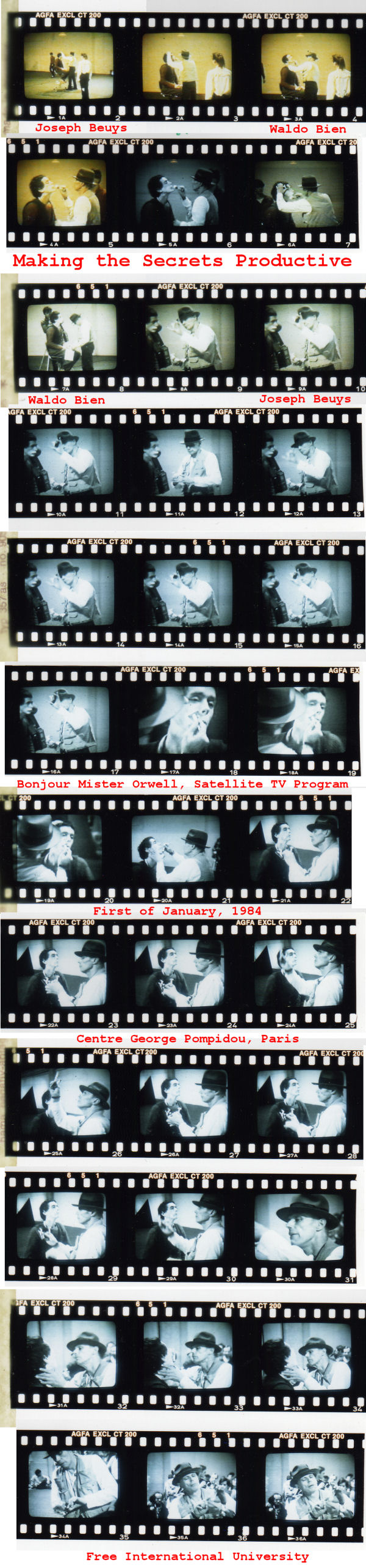 Contact Sheet, Goodmorning mr Orwell